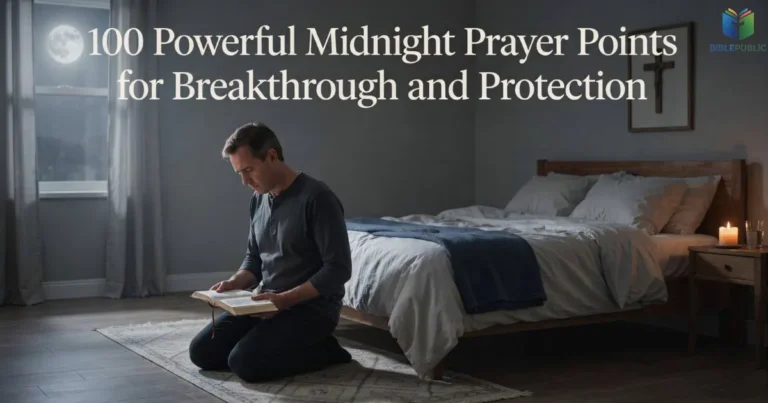 Powerful Midnight Prayer Points for breakthrough, protection, faith, and peace at night