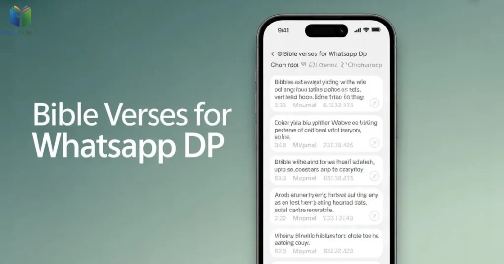 50 Bible Verses for WhatsApp DP copy paste list with short inspirational scriptures for daily faith