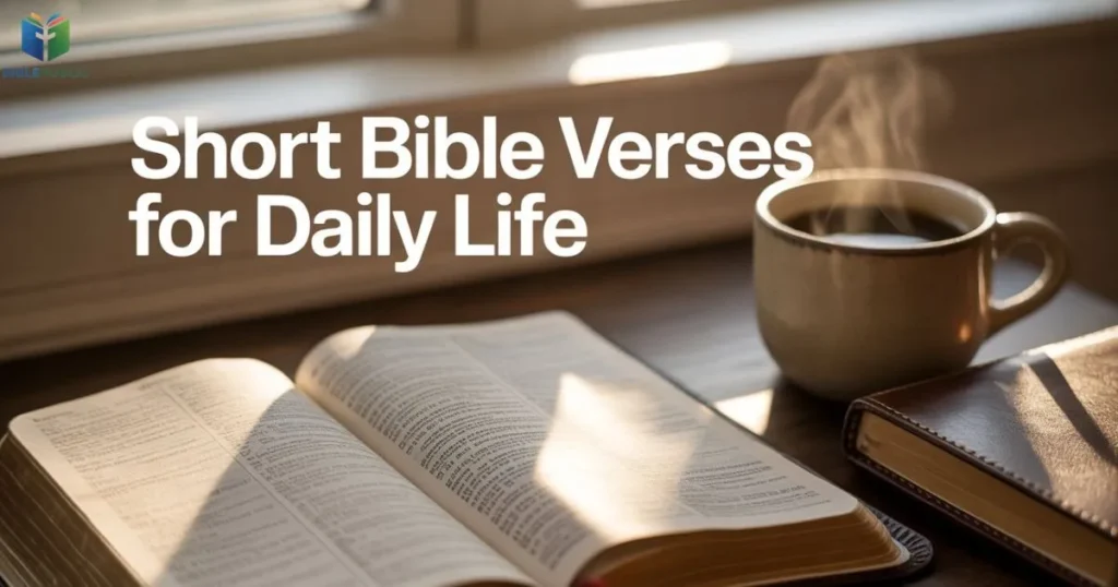 Best short Bible verses for daily life with faith inspiration and devotional reading practice