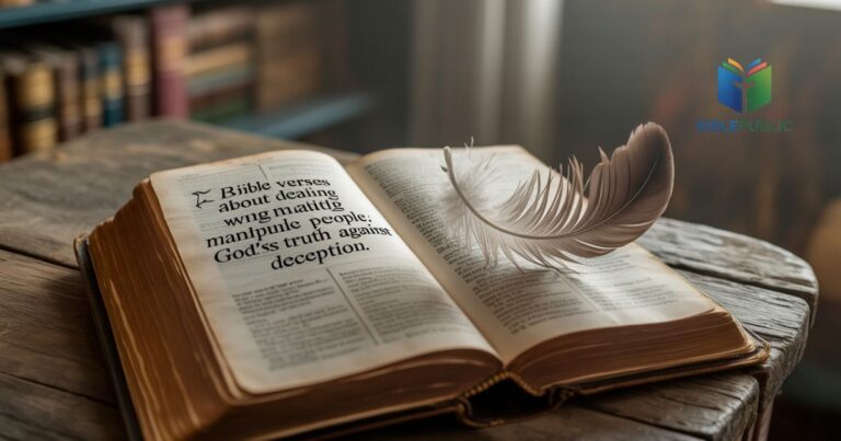 Bible Verses About Dealing with Manipulative People: God’s Truth Against Deception