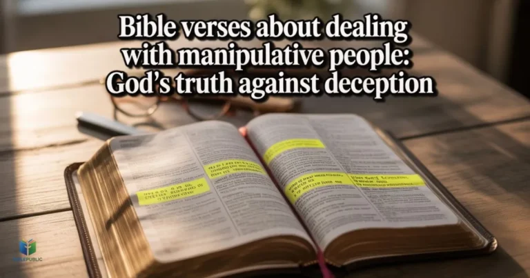 Bible verses about dealing with manipulative people emphasizing God’s truth, wisdom, and spiritual guidance.