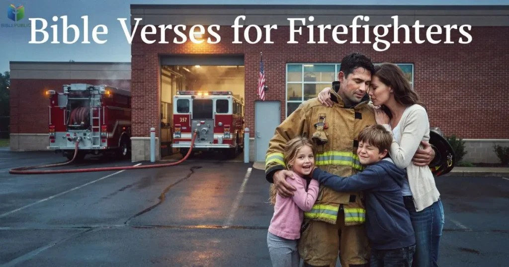 Bible Verses for Firefighters supporting faith and family after a difficult shift
