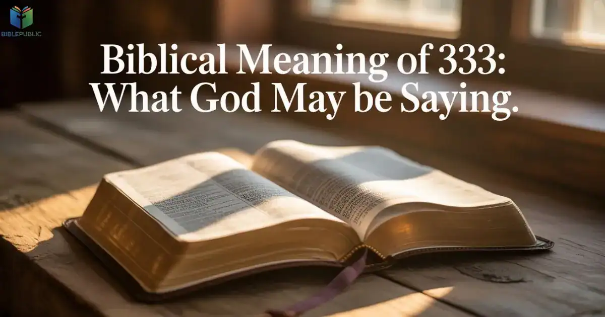 Biblical meaning of 333 God message Bible prayer sunrise spiritual guidance Christian faith reflection
