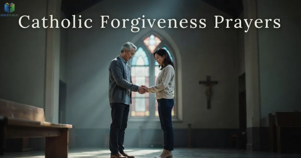 Catholic Forgiveness Prayers for forgiving others with compassion, love, and Christ's mercy