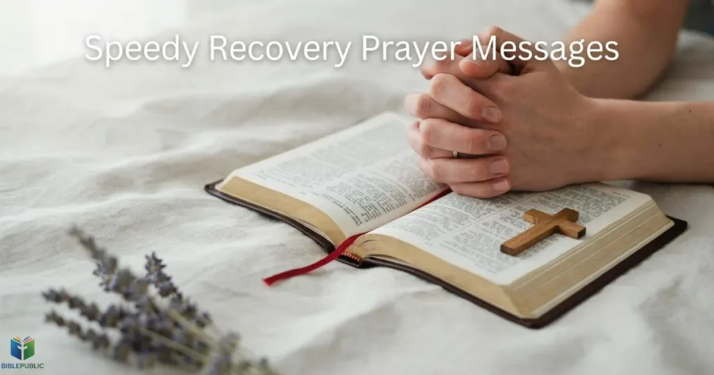 Heartfelt healing prayers and speedy recovery messages for strength and comfort
