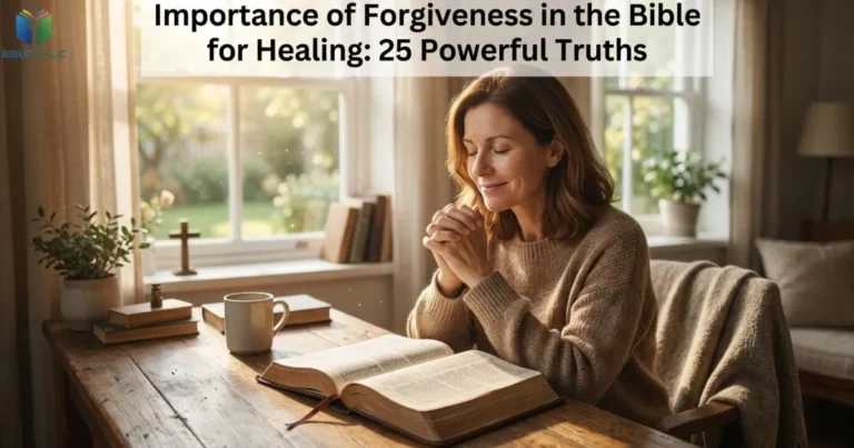 Importance of Forgiveness in the Bible for Healing through faith and prayer