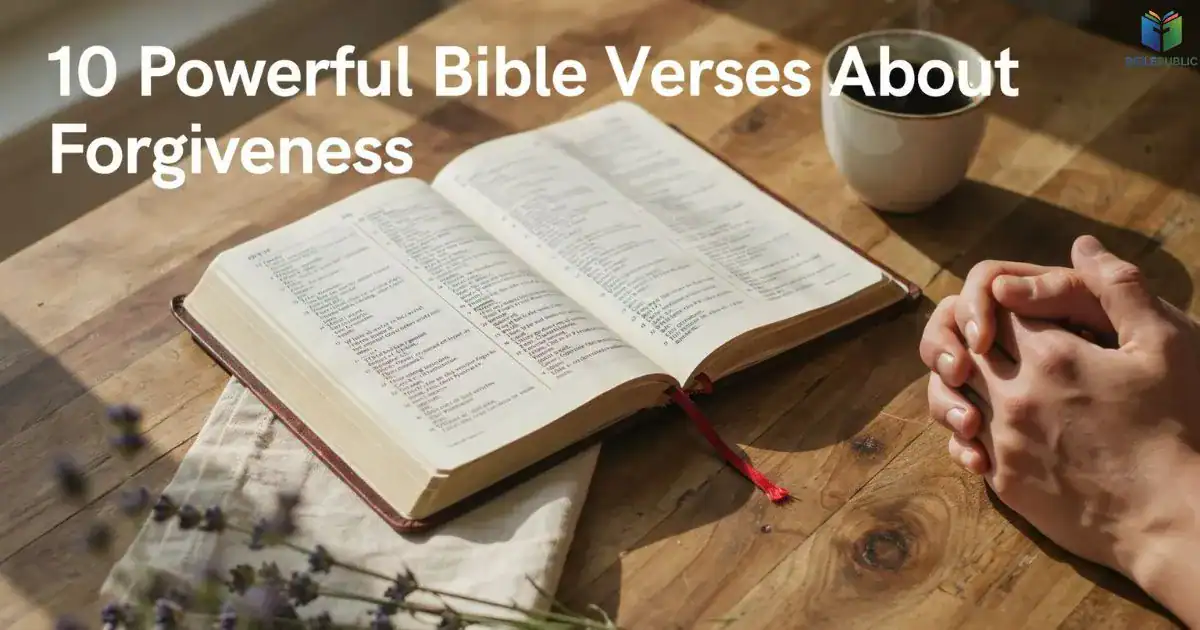 Bible Verses About Forgiveness with prayer, God's mercy, healing, and faith