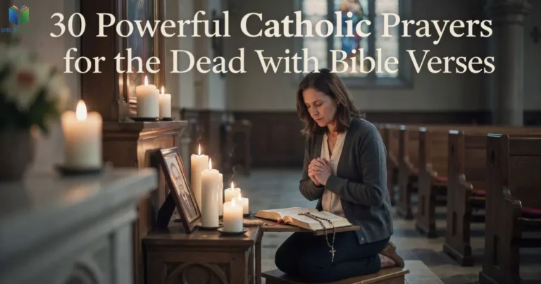 Catholic Prayers for the Dead with Bible verses bringing hope, mercy, and eternal rest