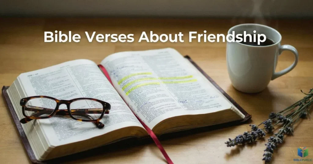 Bible Verses About Friendship with meaning, faith, encouragement, and wisdom