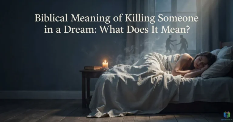 Biblical Meaning of Killing Someone in a Dream shown through peaceful sleep and symbolic dream imagery