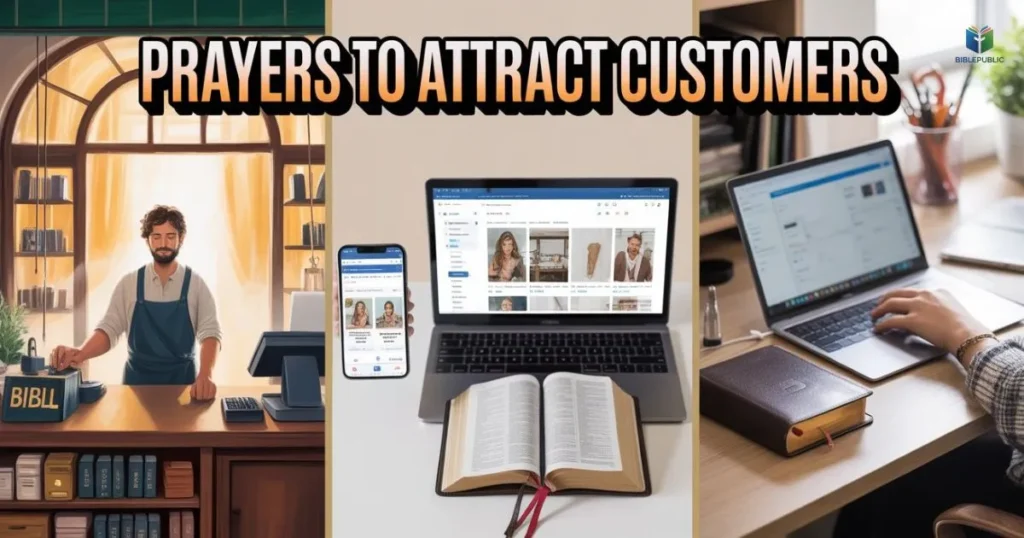 Tailored business prayers to attract customers for shops, online stores, and freelancers.
