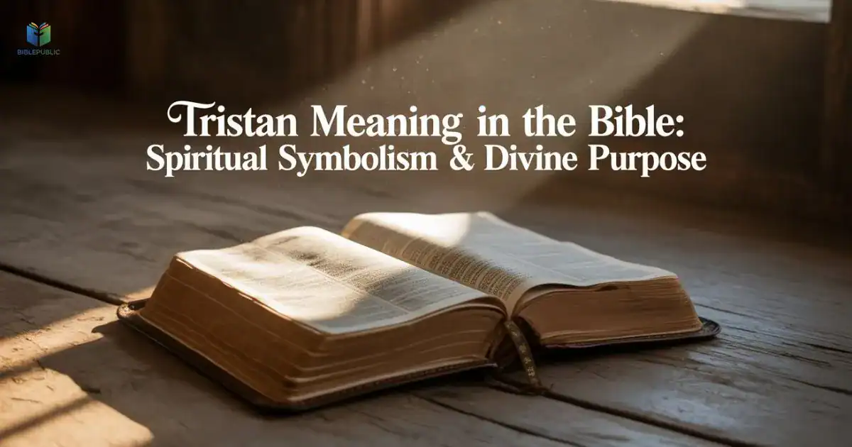 Tristan meaning in the Bible, exploring spiritual symbolism and divine purpose for believers