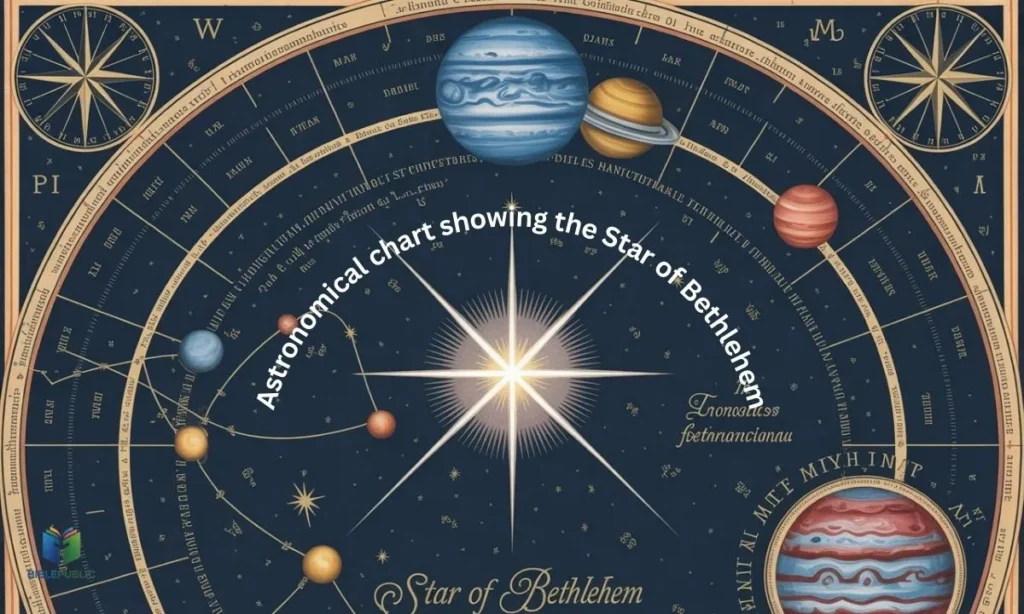 Astronomical star chart illustrating evidence used to estimate the day Jesus was born.