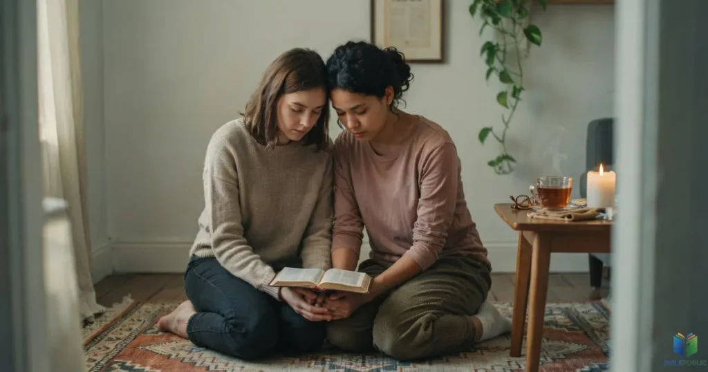 Biblical friendship based on faith, trust, fellowship, and Christian encouragement