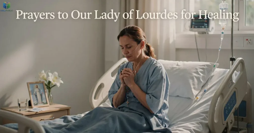 When to pray Prayers to Our Lady of Lourdes for Healing during illness, surgery, and recovery