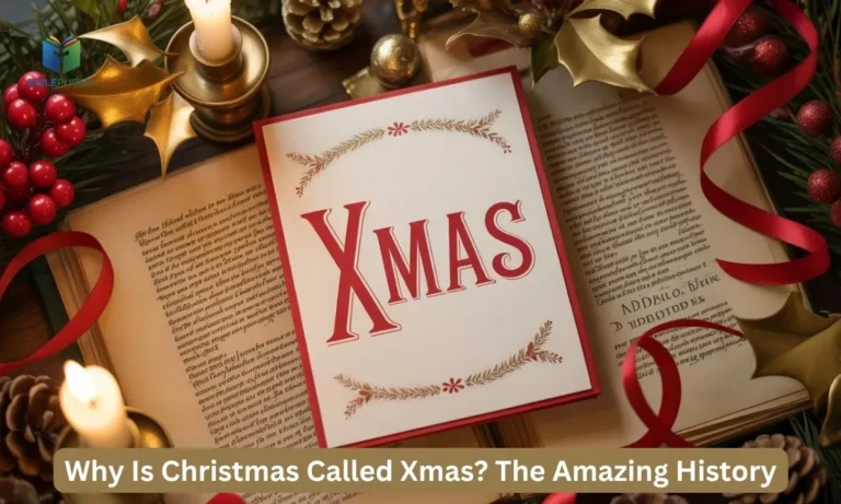 historical and festive overview with holiday decorations and manuscripts.”