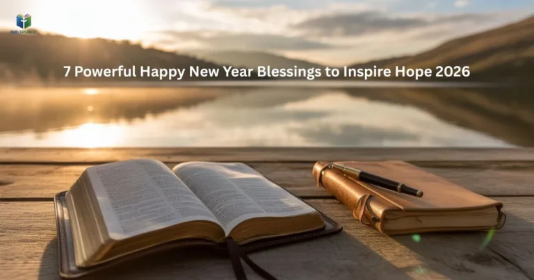 7 Powerful Happy New Year Blessings inspire hope, faith, and renewal for 2026 with Scripture guidance.