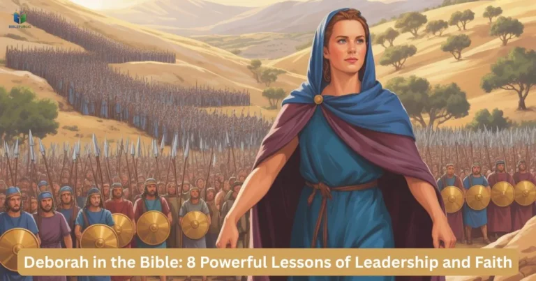 Deborah in the Bible leading Israel with courage, faith, and godly leadership