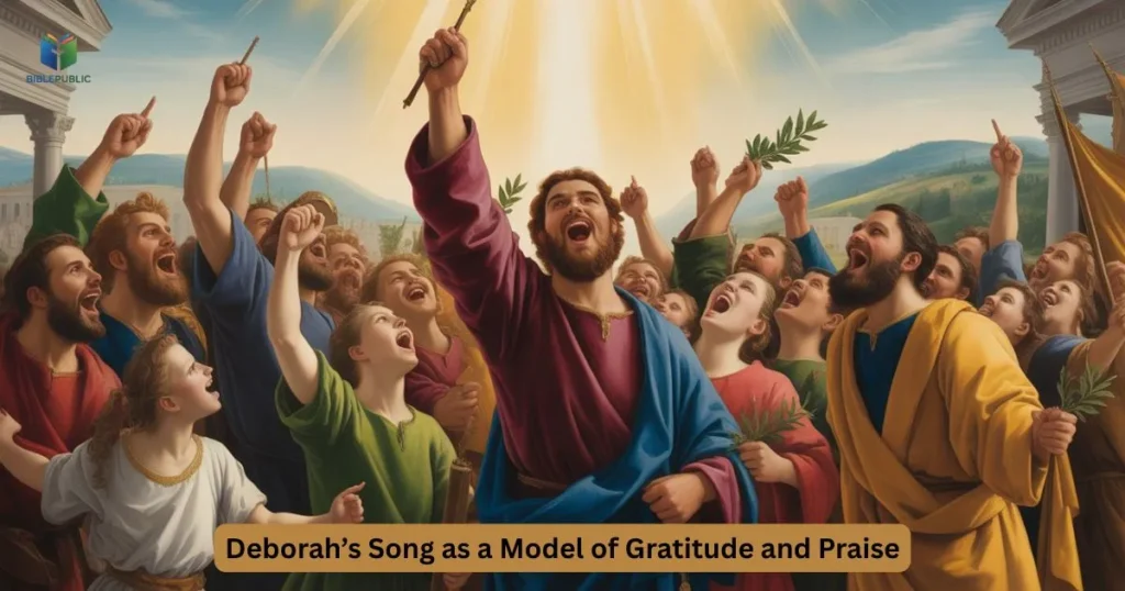 Deborah in the Bible inspiring gratitude and praise through the Song of Deborah