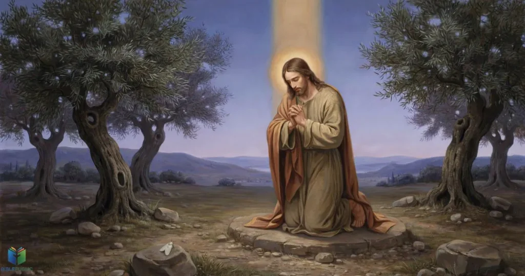 Jesus Christ demonstrated strength and faith through prayer, obedience, and God's perfect love
