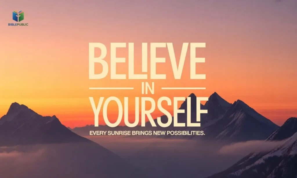 Inspirational quotes about strength and faith displayed over a sunrise, encouraging courage, resilience, and spiritual growth.