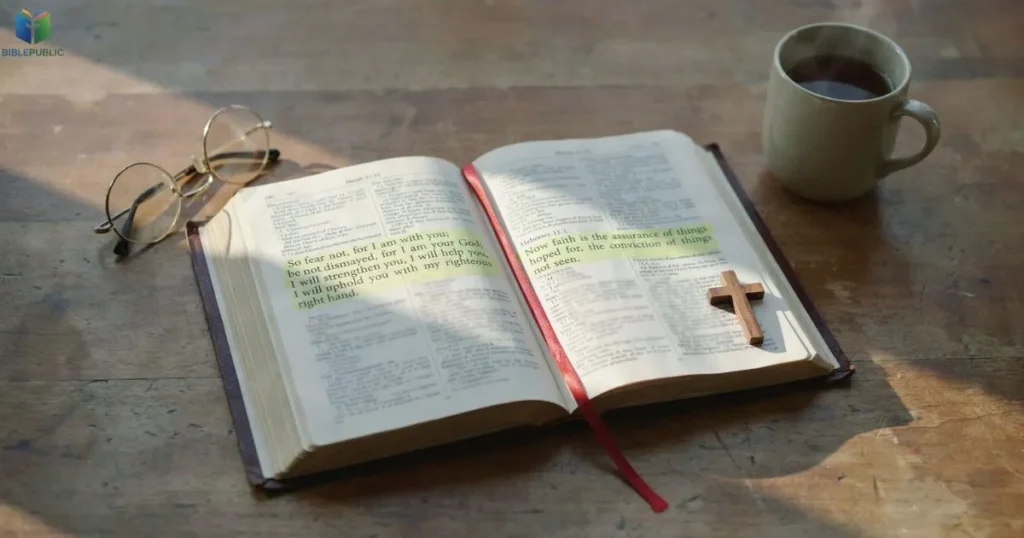 Powerful Scriptures for strength and faith revealing God's truth, hope, and unshakable spiritual confidence