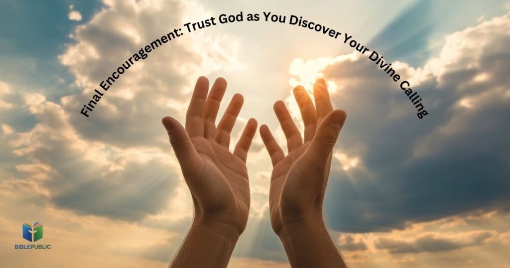 Trust God as you discover your divine calling, strengthening faith, hope, and purpose.