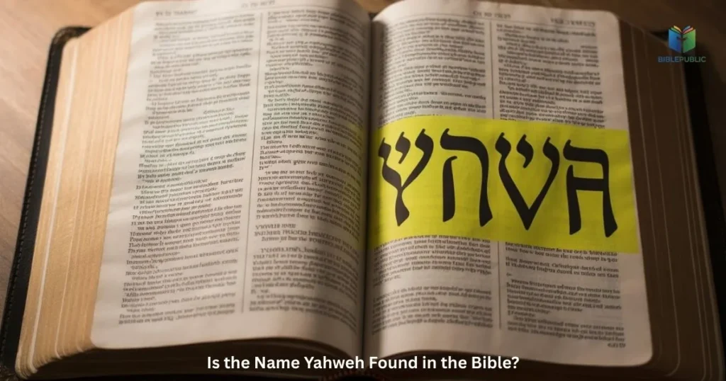 Yahweh meaning in the Bible illustrated with Old Testament context and sacred name