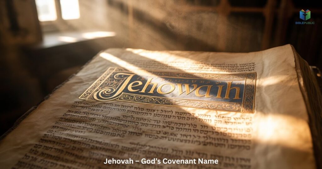 Jehovah, the Biblical Name of God, illustrating covenant faithfulness in Scripture.