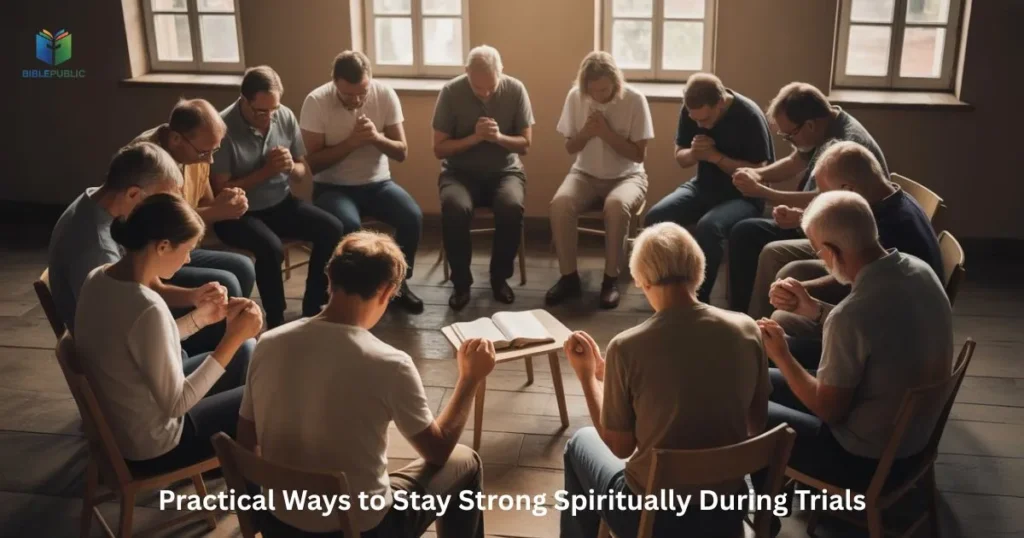 Divine purpose during hard times supported by spiritual practices, prayer, and fellowship guidance.