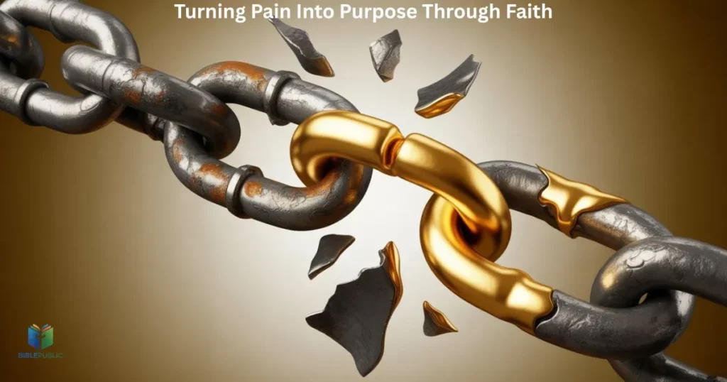 Turning pain into purpose through faith and discovering divine purpose during hard times.