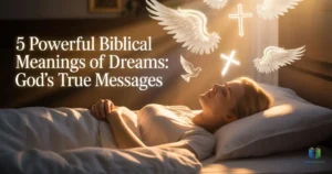 Biblical Meanings of Dreams showing God’s spiritual guidance through angelic symbols during sleep