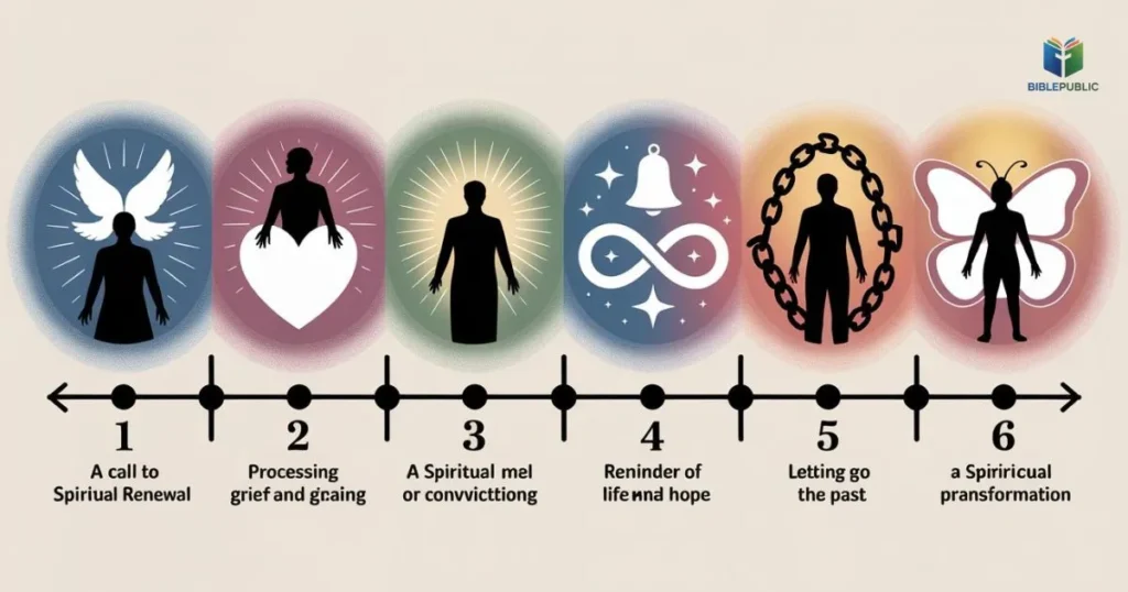 Six biblical meanings of dreams about dead people showing spiritual lessons, renewal, and personal transformation.