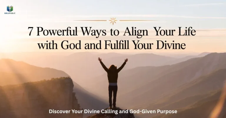 Align your life with God, embrace purpose, spiritual growth, and divine guidance daily.