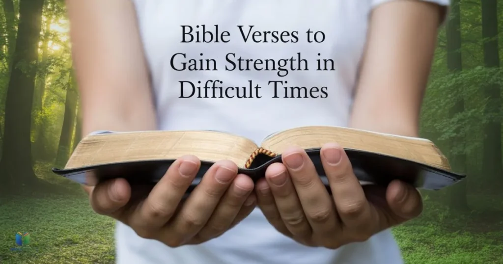 Reading Bible verses to gain strength in difficult times to inspire faith, hope, and spiritual resilience.