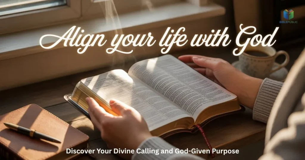 Align your life with God using daily faith practices, prayer, and Scripture reflection.