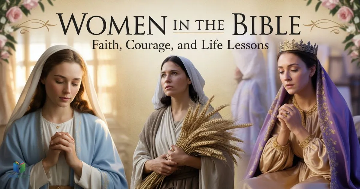 Women in the Bible showing faith, courage, and devotion inspiring spiritual growth.