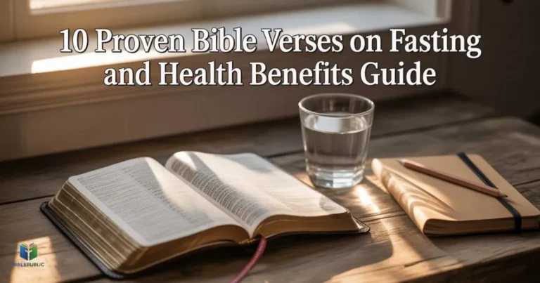 Bible verses on fasting and health benefits guide with spiritual reflection and prayer insights for Christians