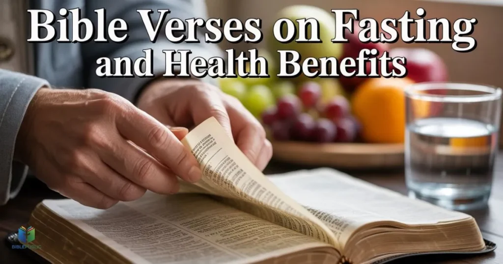Bible verses on fasting and their health benefits explained for spiritual growth and wellness guidance