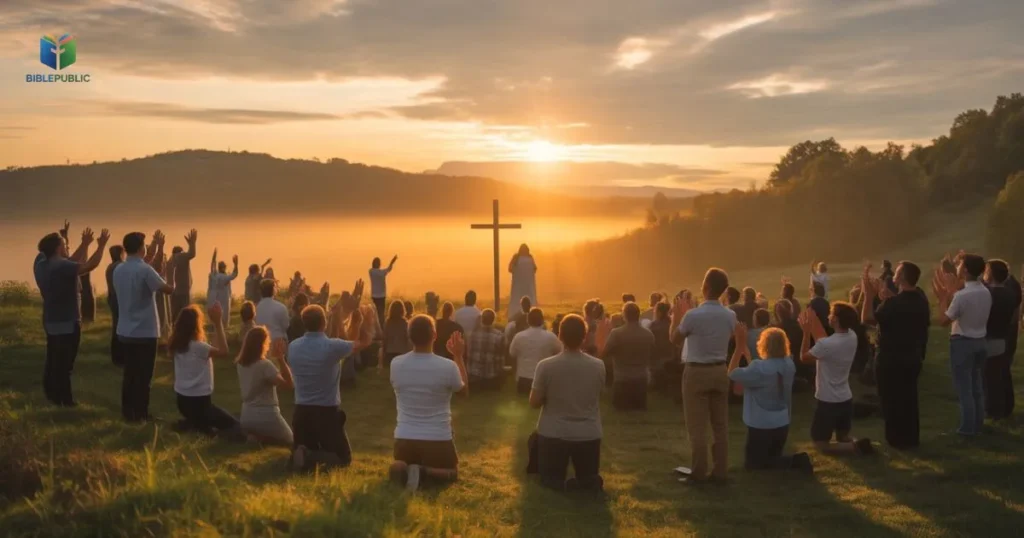 Is Easter Biblical Christian Easter celebration church service resurrection faith