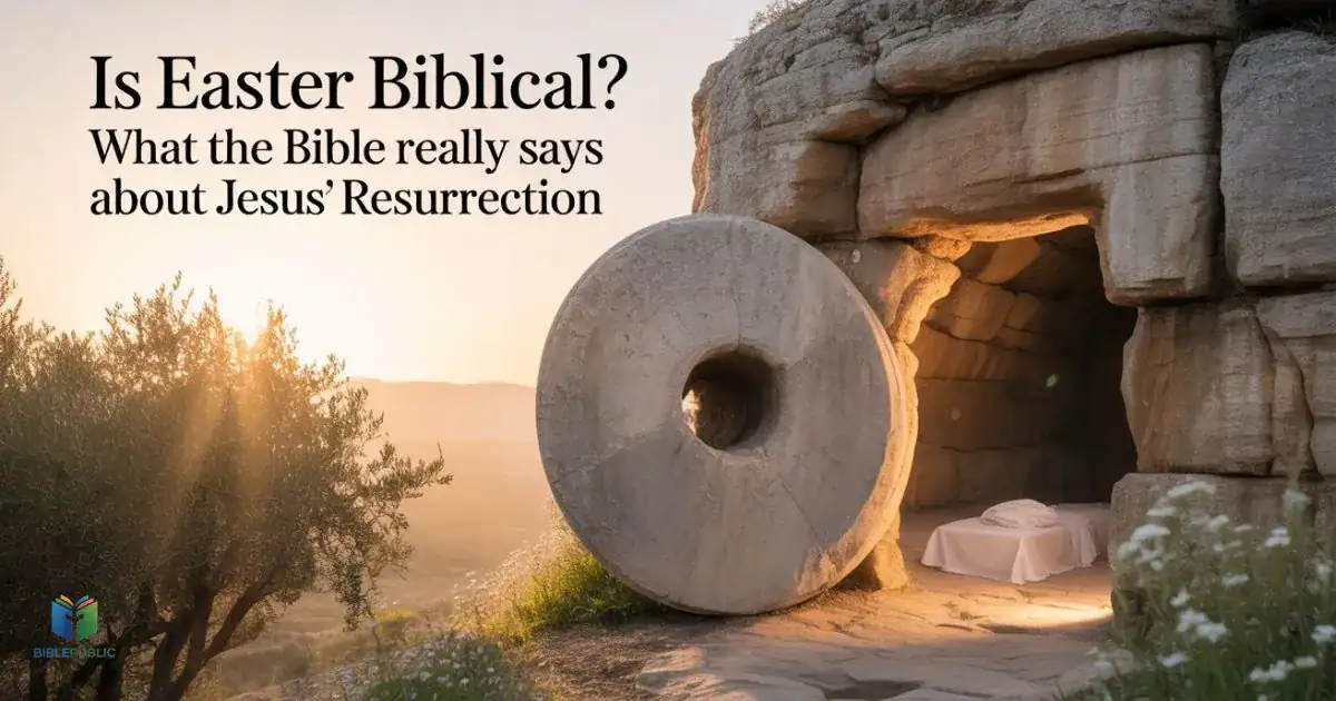 Is Easter Biblical empty tomb of Jesus resurrection sunrise hope biblical Easter story