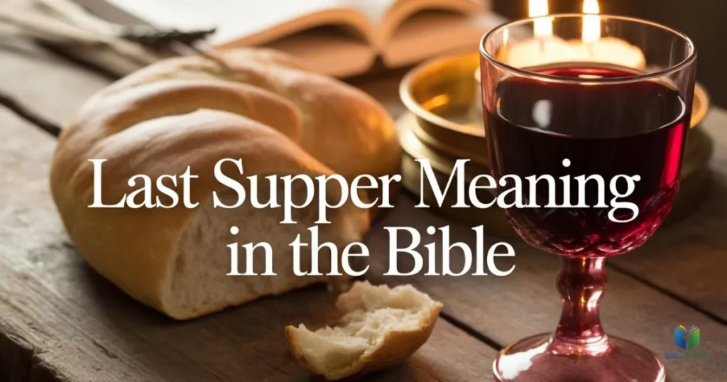 Last Supper meaning in the Bible explained simply with bread and wine symbolizing covenant and redemption.