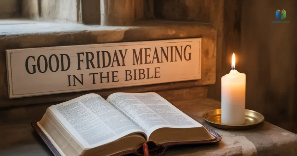 Good Friday meaning in the Bible highlighting spiritual reflection, mercy, grace, and redemption