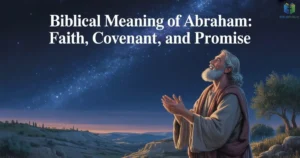 Biblical Meaning of Abraham faith covenant promise divine blessing Genesis stars Abraham spiritual journey