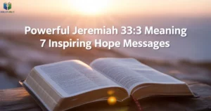 Jeremiah 33:3 Meaning Bible sunrise hope prayer divine guidance spiritual message of faith and inspiration