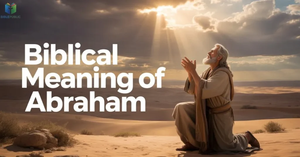 Biblical Meaning of Abraham explanation faith covenant promise divine calling Abraham Genesis spiritual meaning
