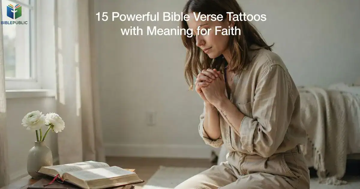 Bible Verse Tattoos with Meaning that inspire faith through meaningful Scripture designs
