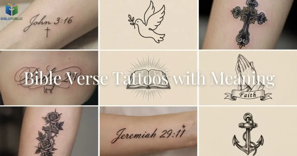 Bible Verse Tattoos with Meaning featuring inspiring Scripture for faith and hope