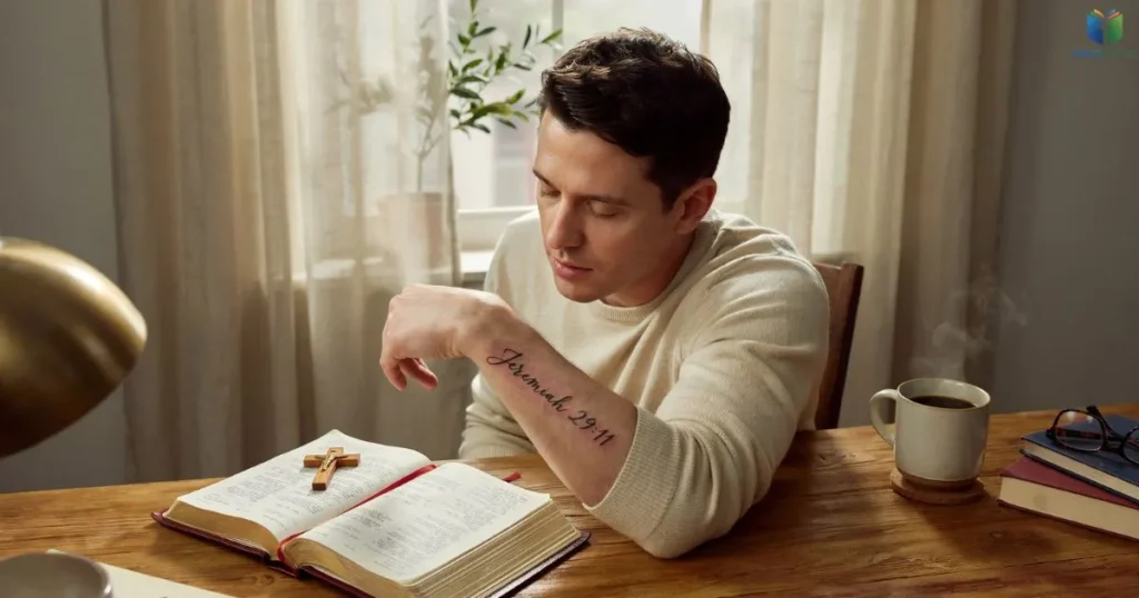 Bible Verse Tattoos for Men inspiring Christian faith, devotion, prayer, and God's Word