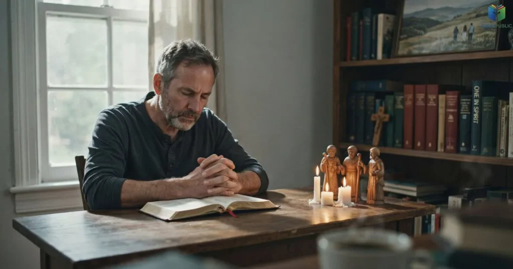 Applying biblical lessons about three through prayer, faith, and Christian living